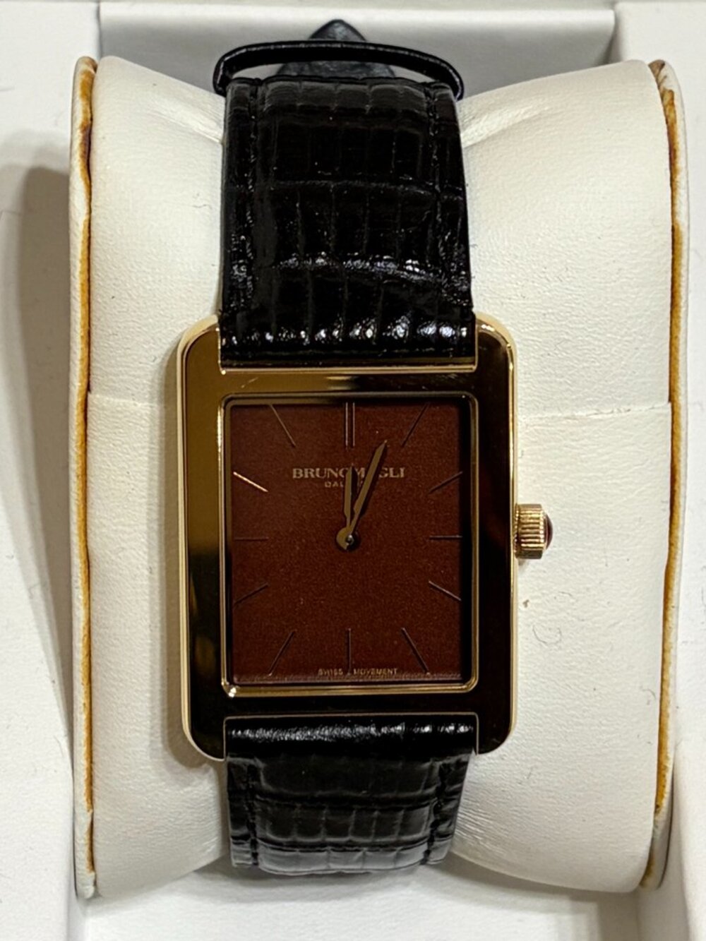 Bruno Magli Women's Black and Gold Watch